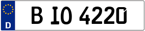 Truck License Plate